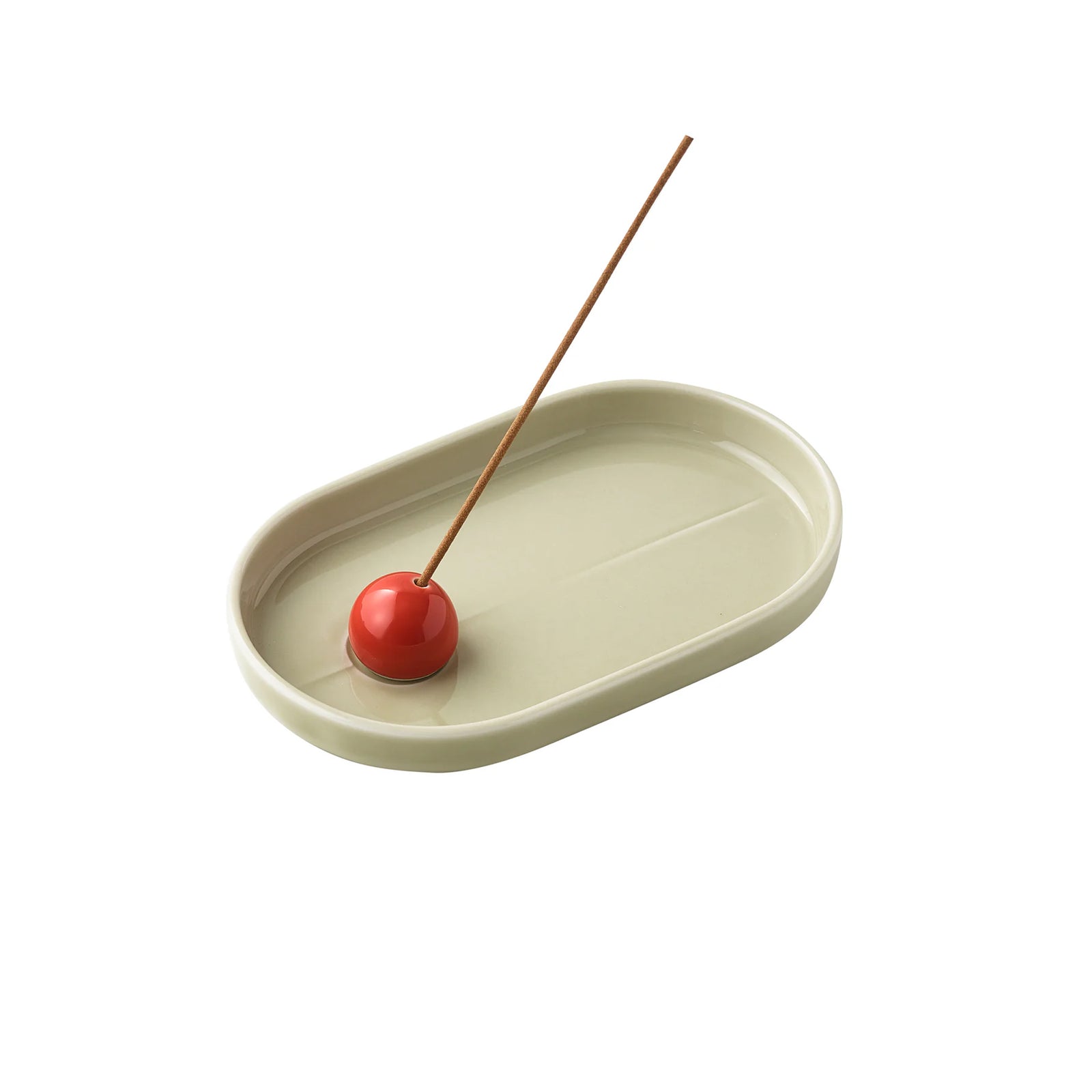 Incense Holder Bleached Sand × Salamander Orange – GENERAL