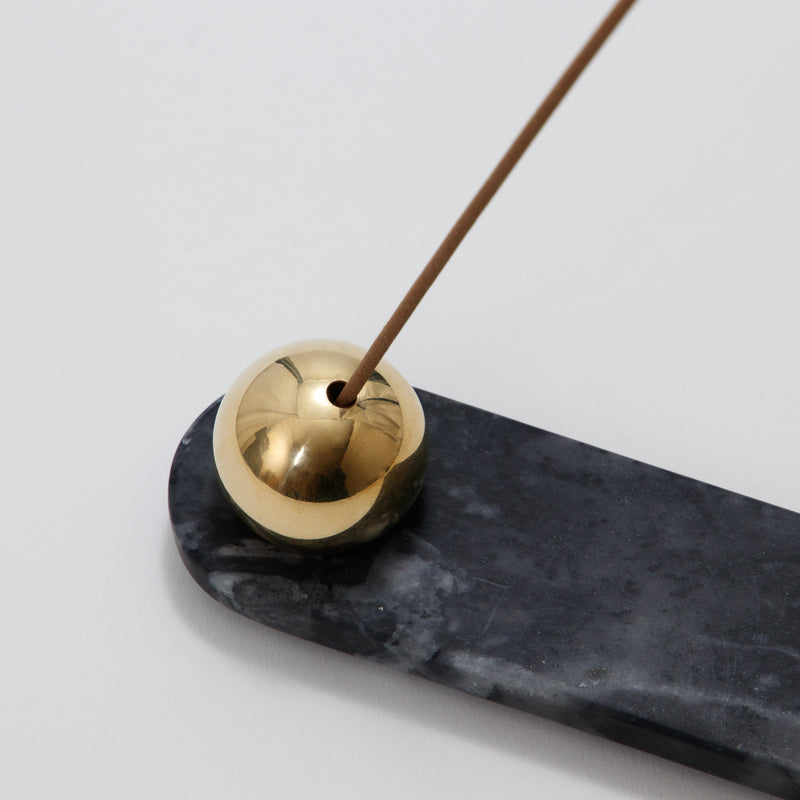GF&CO. Marble Incense Tray (II) Gray-Black