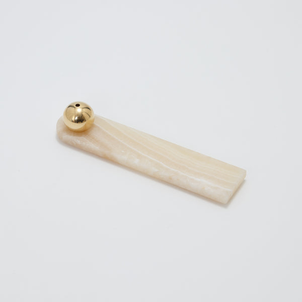 GF&CO. Marble Incense Tray (II) Light-Onyx