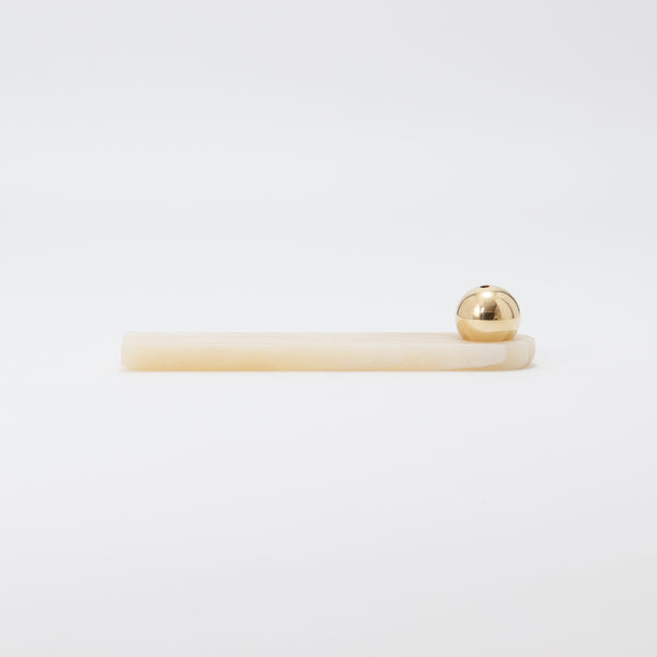 GF&CO. Marble Incense Tray (II) Light-Onyx