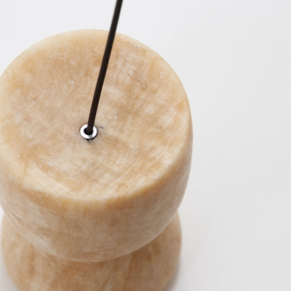 GF&CO. Marble Incense Stand Light-Onyx (Tall)
