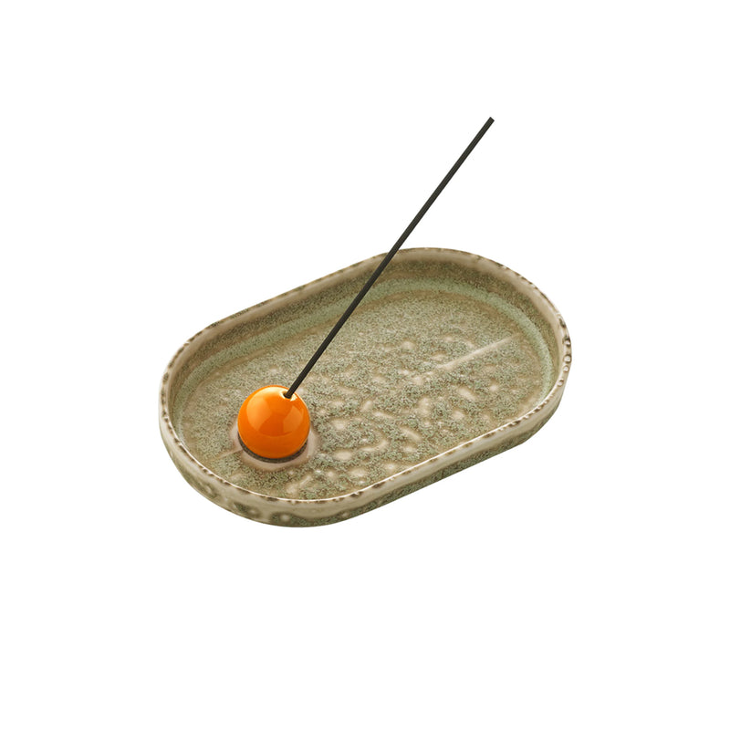 STUDIO THE BLUE BOY Incense Holder Ash Grazed Pear