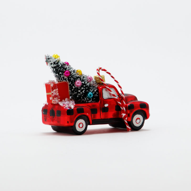 Christmas Ornament Buffalo Plaid Truck