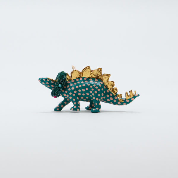 Christmas Ornament Merry Stegasaurus Green