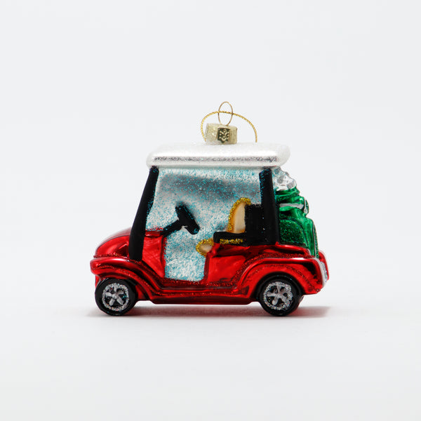 Christmas Ornament Golf Cart