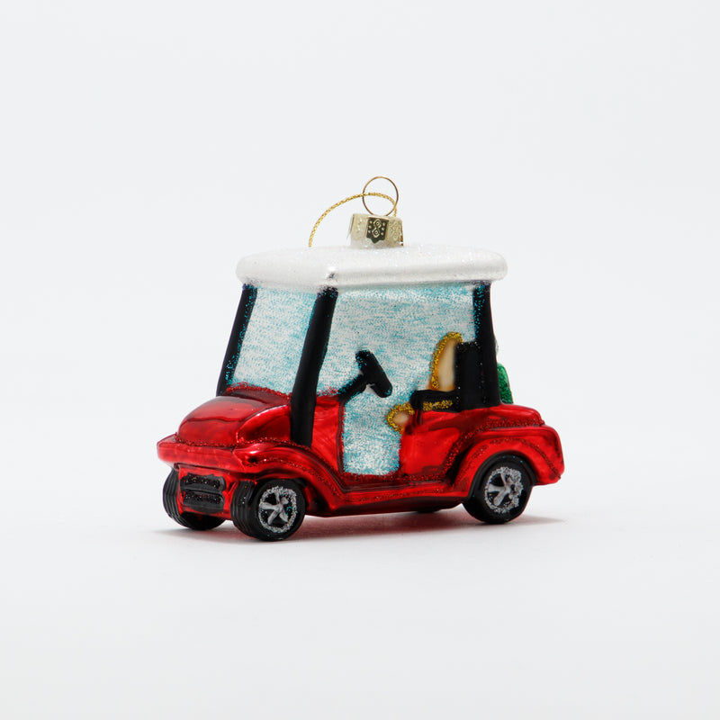 Christmas Ornament Golf Cart