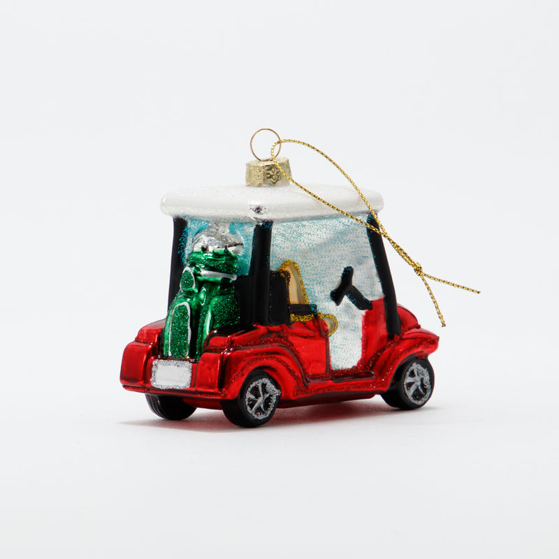 Christmas Ornament Golf Cart