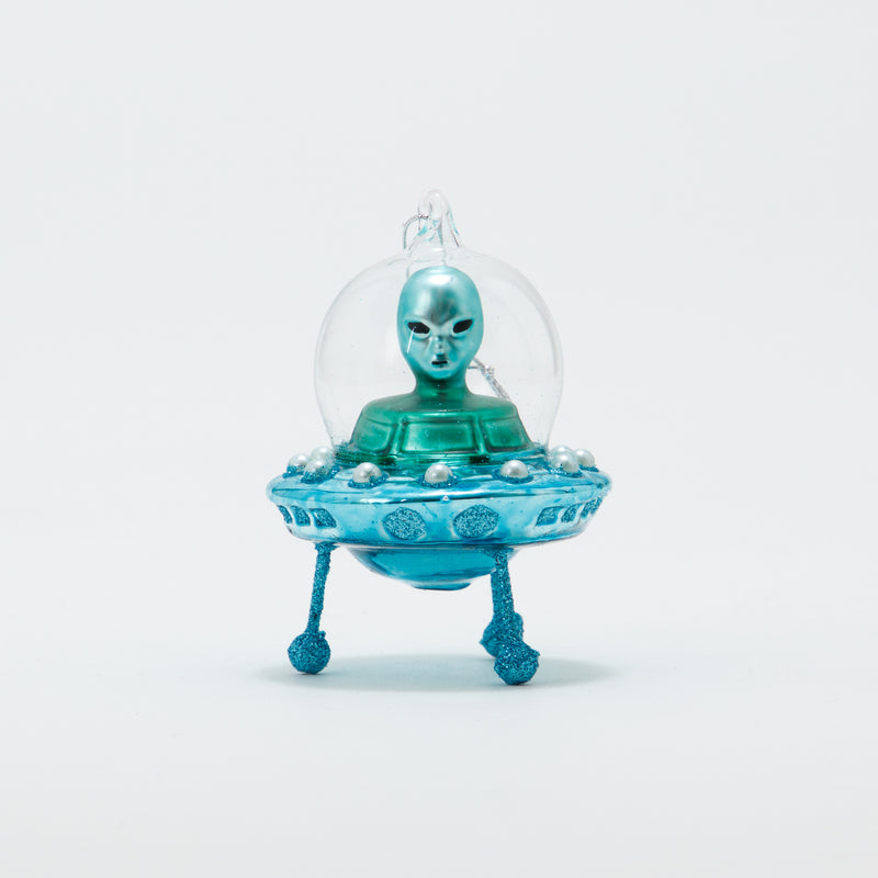 Christmas Ornament Flying UFO