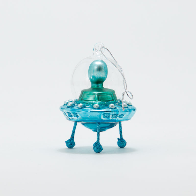 Christmas Ornament Flying UFO