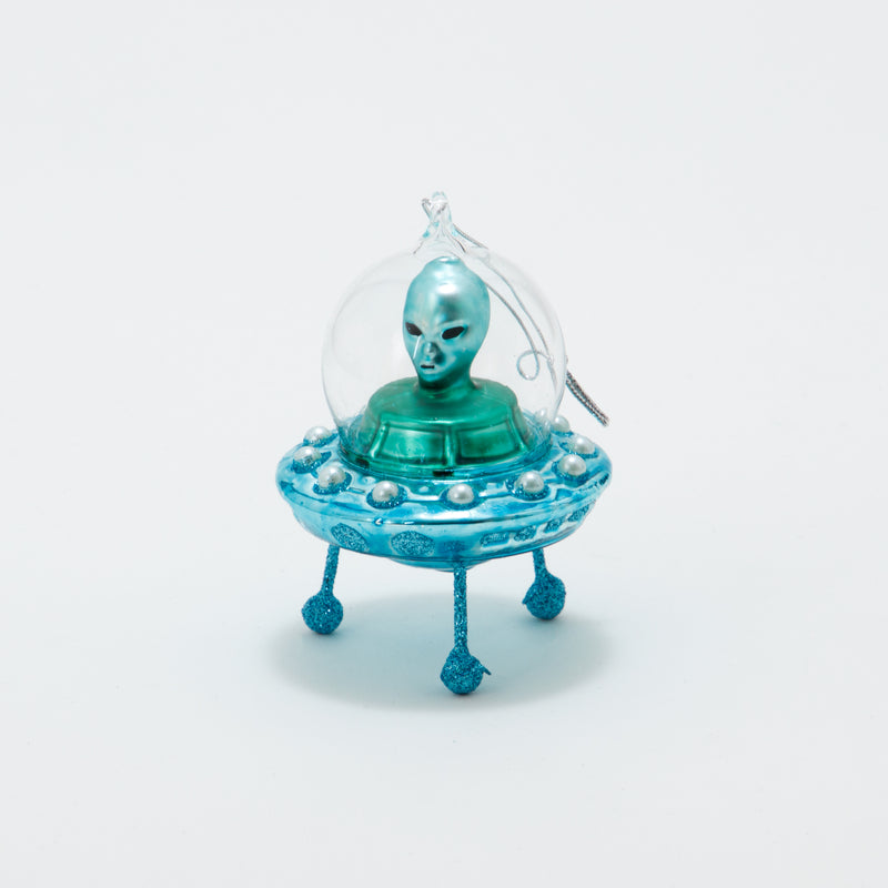 Christmas Ornament Flying UFO