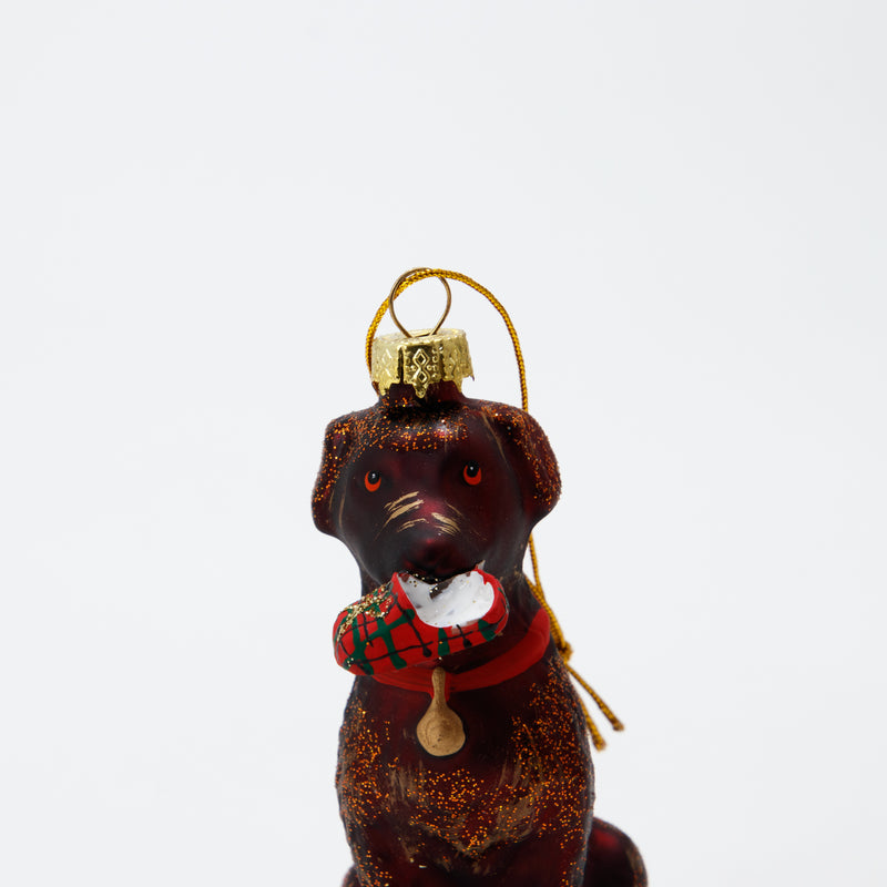 Christmas Ornament Lab with Slipper