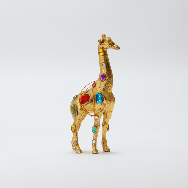 Christmas Ornament Jeweled Giraffe