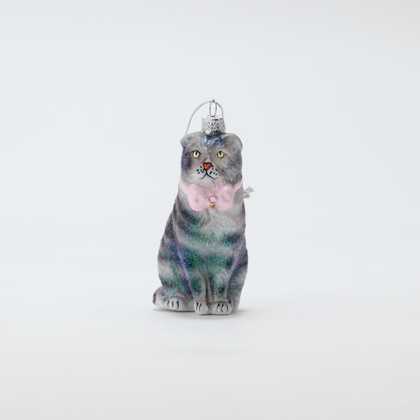 Christmas Ornament Scottish Fold Cat
