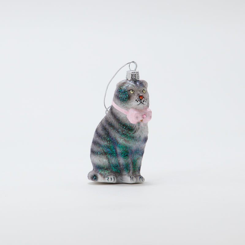 Christmas Ornament Scottish Fold Cat