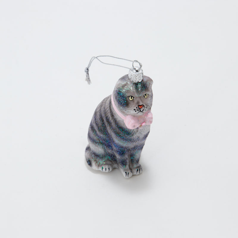 Christmas Ornament Scottish Fold Cat