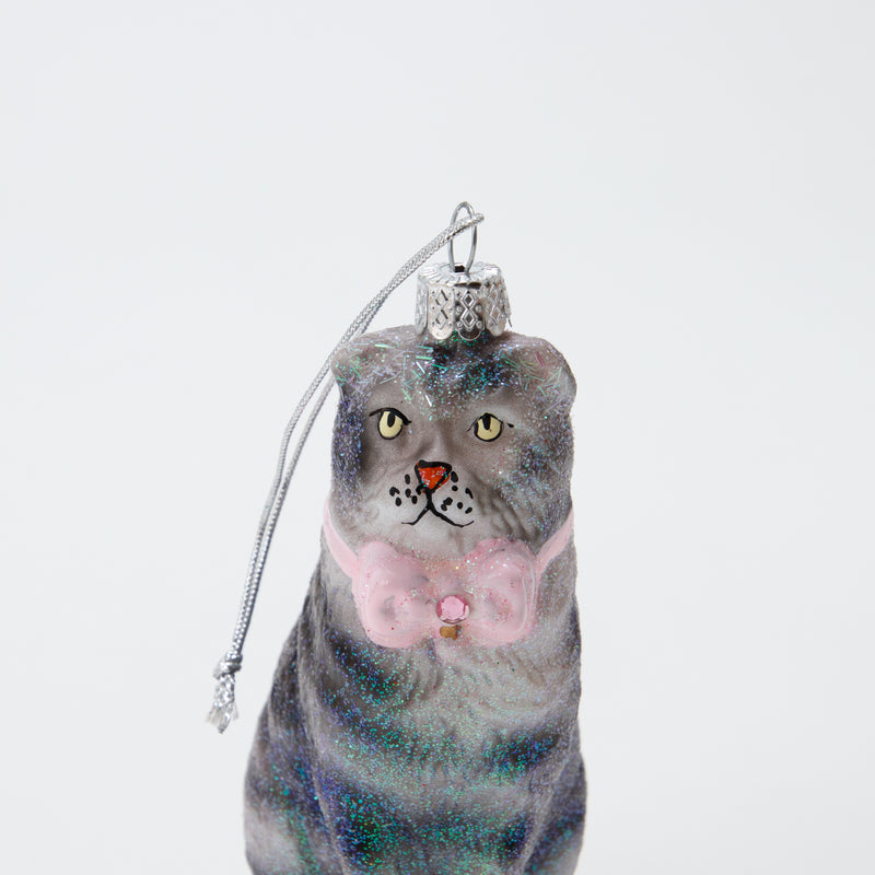 Christmas Ornament Scottish Fold Cat