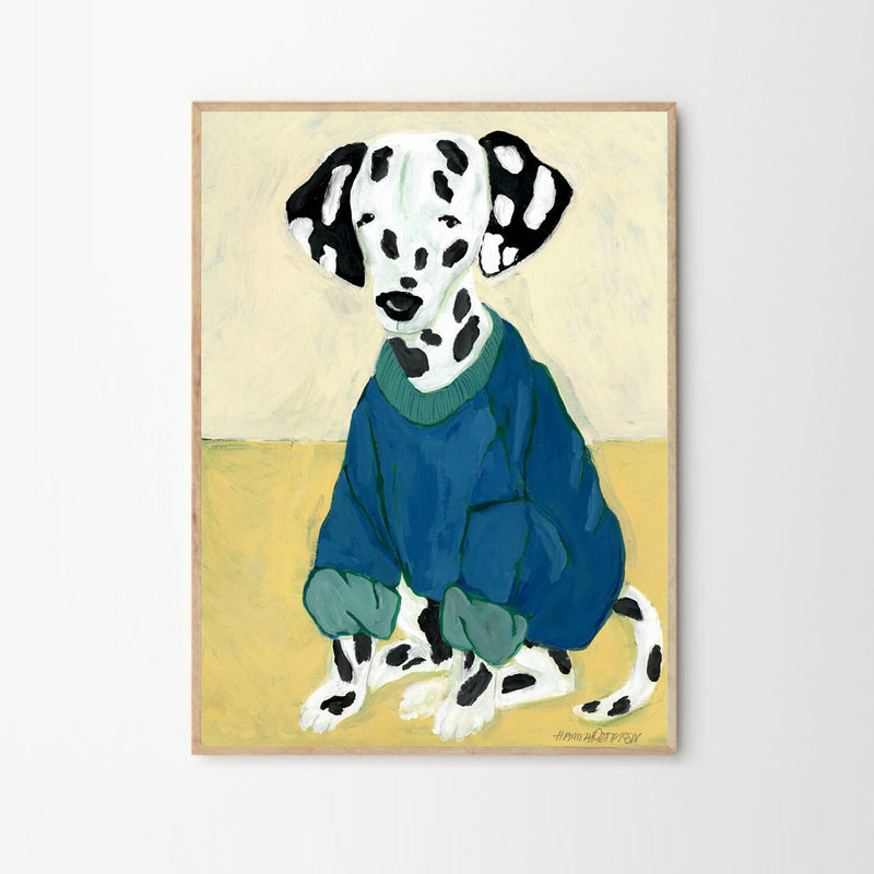 Dalmatian in Sweatshirt by Hanna Peterson