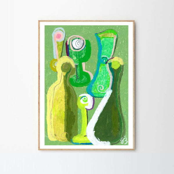 Green Tableware by AOA Atelier