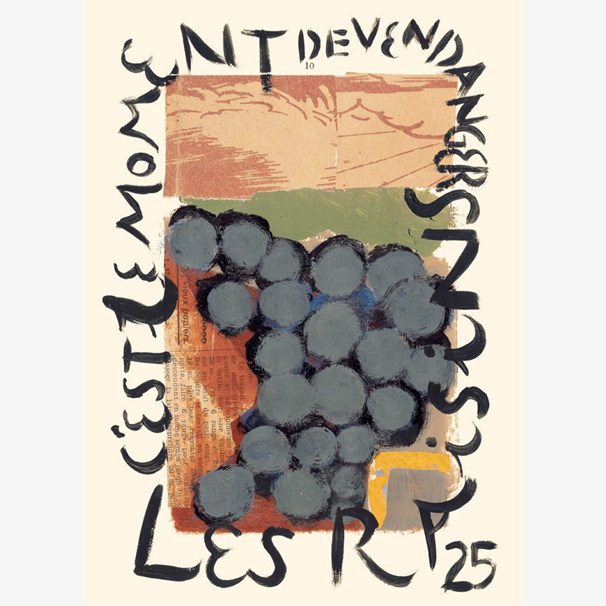 最終値下！ THE POSTER CLUB ポスター Fields ruskea_124x30030-50x70