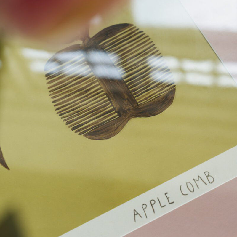 Horse and Apple Comb by Isabelle Vandeplassche
