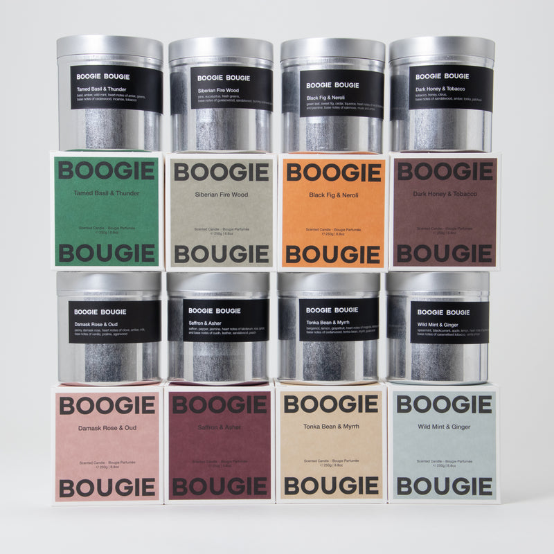Boogie Bougie Candle Dark Honey & Tobacco