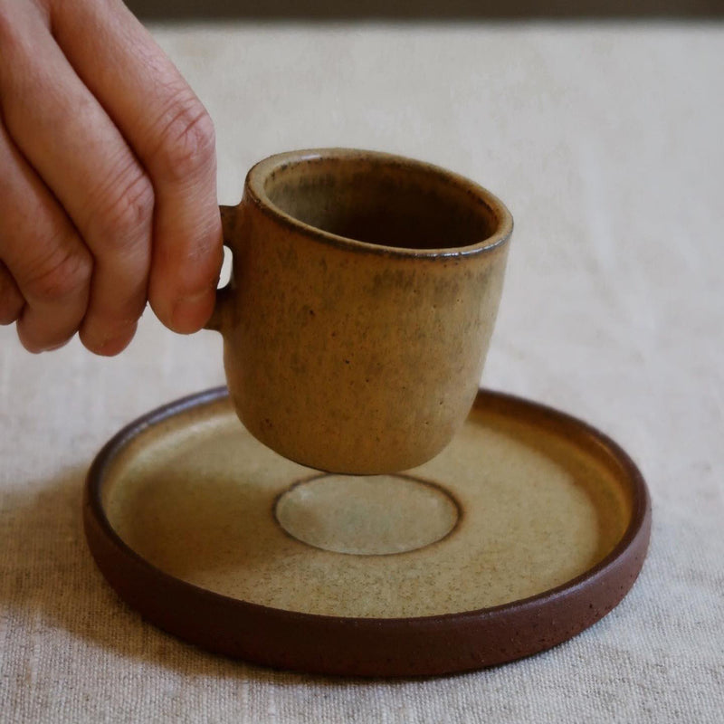 Terra Espresso Cup & Saucer Sand