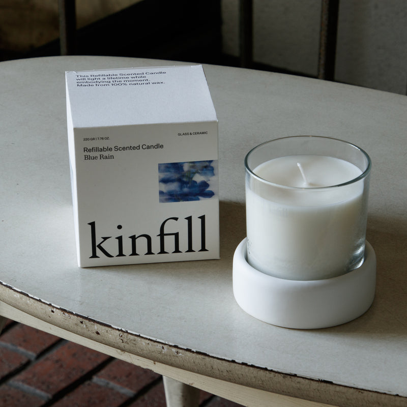 kinfill Scented Candle Blue Rain