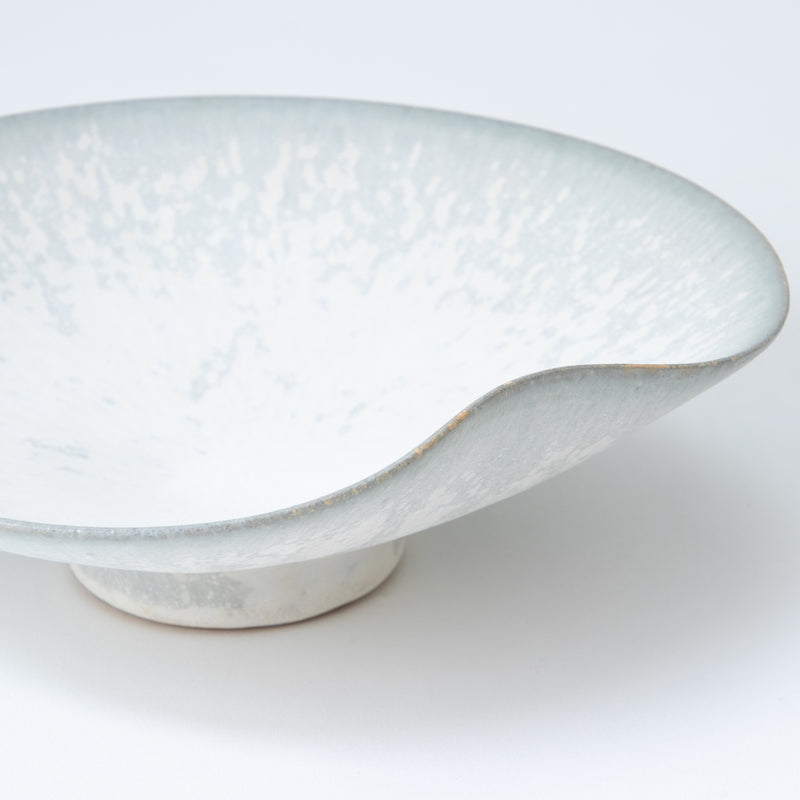 Bisui Ishikawa Folded Rim Bowl 21cm Asagiri