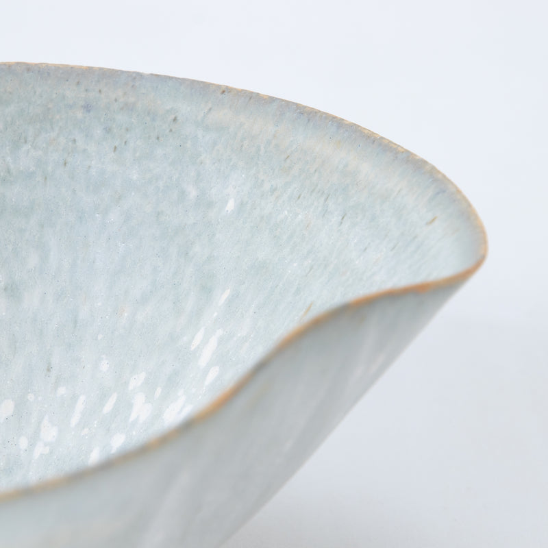 Bisui Ishikawa Folded Rim Bowl 16cm Asagiri