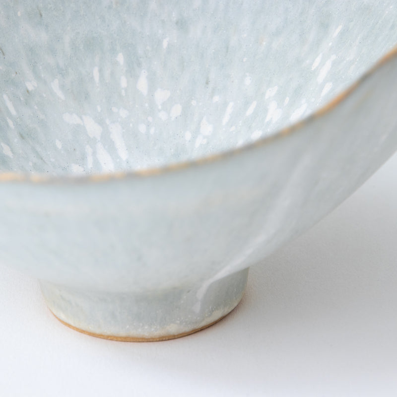 Bisui Ishikawa Folded Rim Bowl 16cm Asagiri