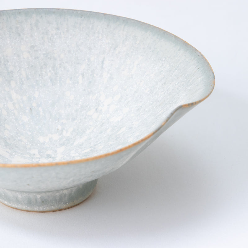 Bisui Ishikawa Folded Rim Bowl 14cm Asagiri