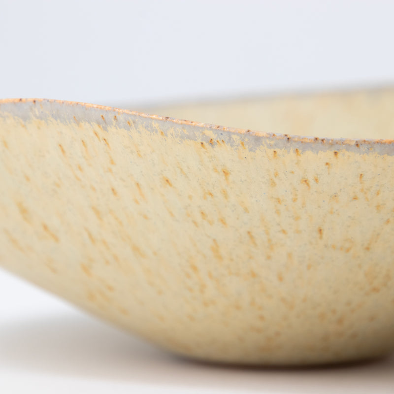 Bisui Ishikawa Folded Rim Bowl 15cm Tsutsumigusa