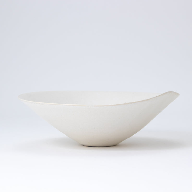 Bisui Ishikawa Folded Rim 20cm Shiratama