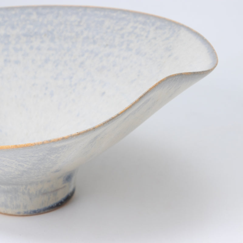 Bisui Ishikawa Folded Rim Bowl 22cm Sasameyuki