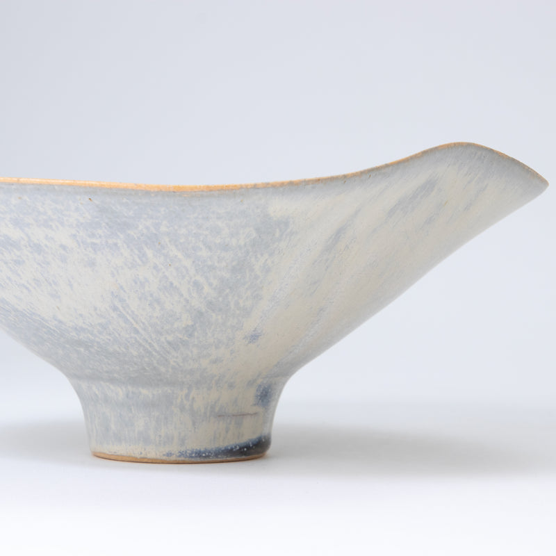 Bisui Ishikawa Folded Rim Bowl 22cm Sasameyuki