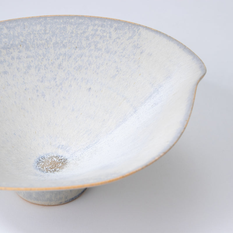 Bisui Ishikawa Folded Rim Bowl 22cm Sasameyuki