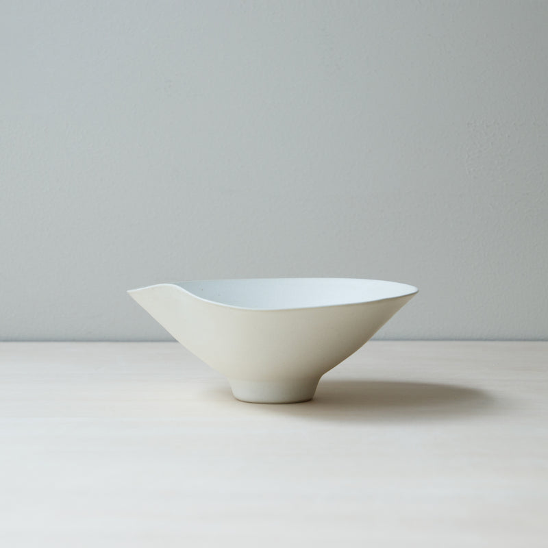 Bisui Ishikawa Folded Rim 16cm Shiratama