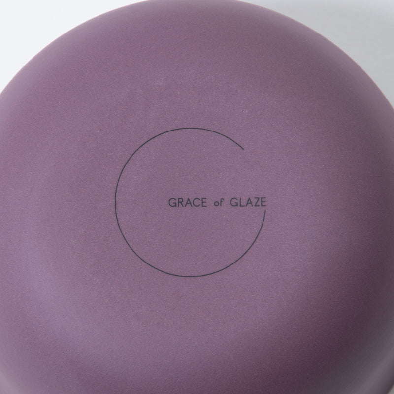 Grace of Glaze Small Bowl Purple/Petrol