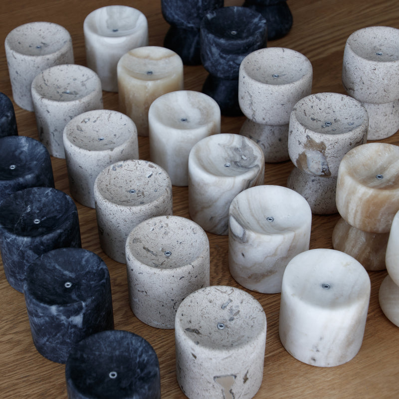 GF&CO. Marble Incense Stand Light-Onyx (short)