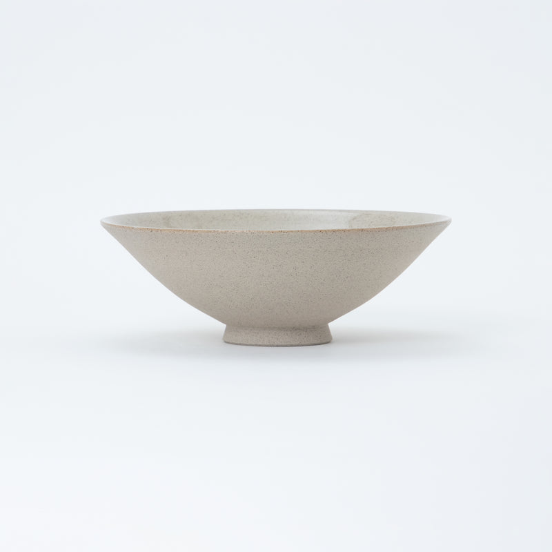 Anna Louise Conical Bowl Light Gray