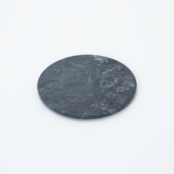 GF&CO. Marble Tray Round Gray Black
