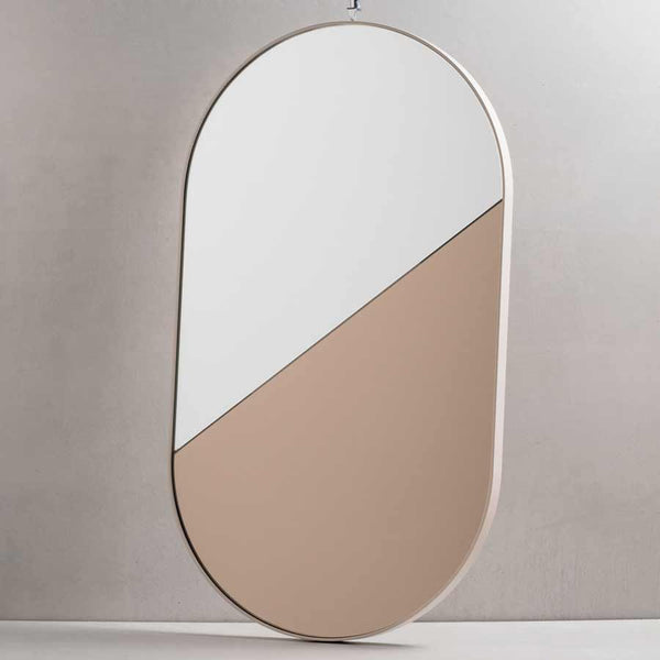 GF&CO. Oval Mirror Beige