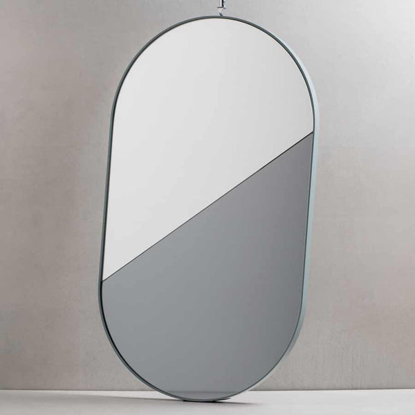 GF&CO. Oval Mirror Gray