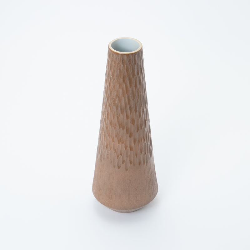 GF&CO. Shaved Vase Thick Brown