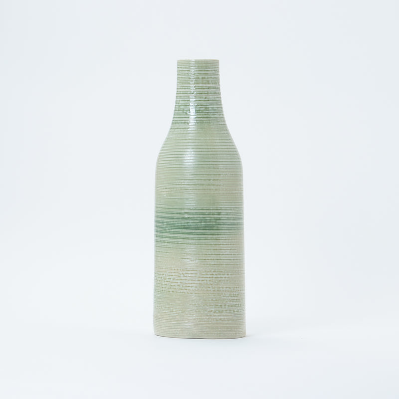 GF&CO. Bottle Vase Green