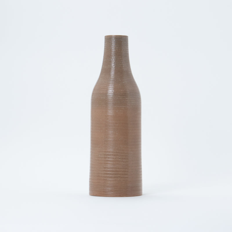 GF&CO. Bottle Vase Thick Brown