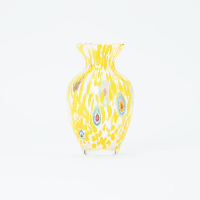 Casa Celva Bud Vase Loto Yellow
