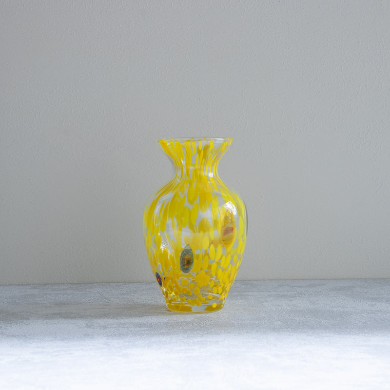 Casa Celva Bud Vase Loto Yellow