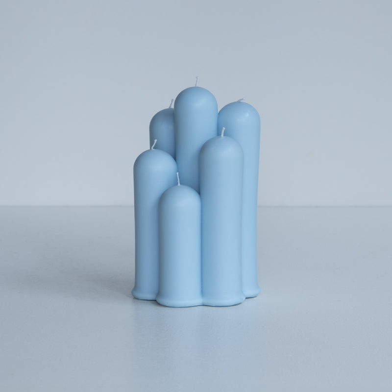 honey flamingo Tube Stick Multi Wick Candle Blue (Sandalwood)