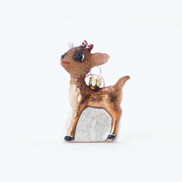 Christmas Ornament Ribbon Bambi
